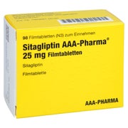 SITAGLIPTIN AAA-Pharma 25 mg Filmtabletten 98 St