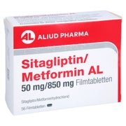 SITAGLIPTIN/Metformin AL 50 mg/850 mg Filmtabl. 56 St
