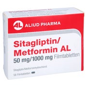 SITAGLIPTIN/Metformin AL 50 mg/1000 mg Filmtabl. 56 St
