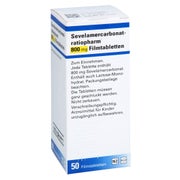 SEVELAMERCARBONAT-ratiopharm 800 mg Filmtabletten 50 St