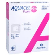 Aquacel Foam Pro 8x8 cm Hydrofiber Schau 10 St