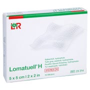 Lomatuell H Salbentüll 5x5 cm steril 10 St