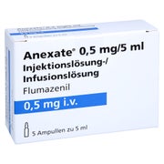 Anexate 0,5 mg/5 ml Injektionslösung 5X5 ml