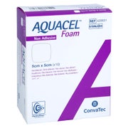 Aquacel Foam Nicht adhäsiv 5x5 cm Verban 10 St