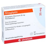 SITAGLIPTIN Glenmark 25 mg Filmtabletten 28 St