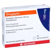 SITAGLIPTIN Glenmark 100 mg Filmtabletten 28 St