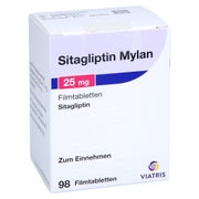 Sitagliptin Mylan 25 mg Filmtabletten 98 St