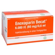 ENOXAPARIN Becat 6.000 I.E. 60mg/0,6ml Inj.-Lsg.FS 20 St
