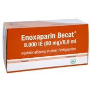 ENOXAPARIN Becat 8.000 I.E. 80mg/0,8ml Inj.-Lsg.FS 10 St
