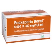 ENOXAPARIN Becat 8.000 I.E. 80mg/0,8ml Inj.-Lsg.FS 20 St
