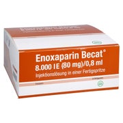 ENOXAPARIN Becat 8.000 I.E. 80mg/0,8ml Inj.-Lsg.FS 24 St