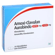 AMOXI-CLAVULAN Aurobindo 875 mg/125 mg Filmtabl. 10 St