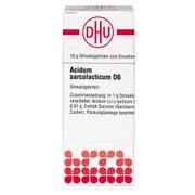 Acidum Sarcolacticum D 6 Globuli 10 g