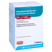 SITAGLIPTIN Metformin-HCl Mylan 50 mg/1000 mg FTA 196 St