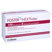 FOSTER NEXThaler 100/6 µg 120 ED Inhalationspulver 2 St