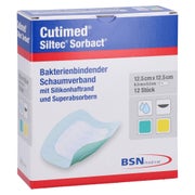 Cutimed Siltec Sorbact Pu-verb.12,5x12,5 Cm 12 St