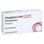 Sitagliptin SUN 50 mg Filmtabletten 28 St