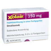 Xolair 150 Mg Injektionslösung I.e.fertigspritze 3X1 St