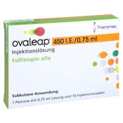OVALEAP 450 I.E./0,75 ml Zyl.Amp.+ 10 Pen Inj.Nad. 1 St