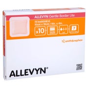 Allevyn Gentle Border Lite 10x10 Cm Schaumverb. 10 St