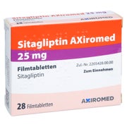 SITAGLIPTIN AXiromed 25 mg Filmtabletten 28 St
