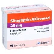 SITAGLIPTIN AXiromed 25 mg Filmtabletten 98 St
