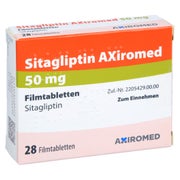 SITAGLIPTIN AXiromed 50 mg Filmtabletten 28 St