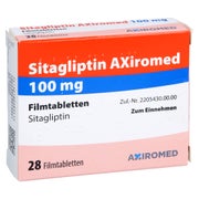 SITAGLIPTIN AXiromed 100 mg Filmtabletten 28 St