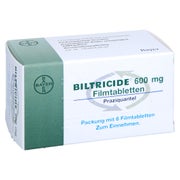 Biltricide 600 mg Filmtabletten 6 St