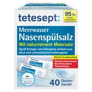 Tetesept Meerwasser Nasenspülsalz 40 St
