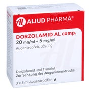 DORZOLAMID AL comp.20 mg/ml + 5 mg/ml Augentropfen 3X5 ml