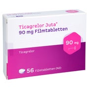 Ticagrelor Juta 90 Mg Filmtabletten 56 St