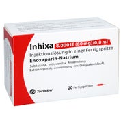 Inhixa 8.000 I.e. 80 Mg/0,8 Ml Inj.-lsg.i.e.f.-sp. 20 St
