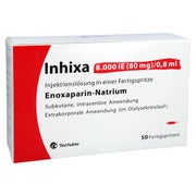 Inhixa 8.000 I.e. 80 Mg/0,8 Ml Inj.-lsg.i.e.f.-sp. 50 St