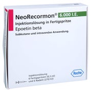 NEORECORMON 6.000 I.E. Injekt.-Lsg.i.e.Fertigspr. 6 St