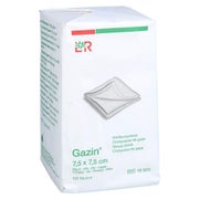 Produktabbildung: Gazin Mullkomp.7,5x7,5 cm unsteril 8fach 100 St