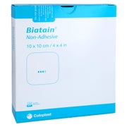 Biatain Schaumverband 10x10 Cm Nicht Haftend 10 St