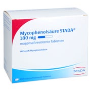 MycophenolsÄure Stada 180 Mg Magensaftr.tabletten 250 St