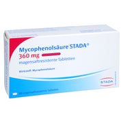 MycophenolsÄure Stada 360 Mg Magensaftr.tabletten 50 St