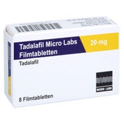 TADALAFIL Micro Labs 20 mg Filmtabletten 8 St