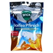 WICK Icetea Pfirsich Bonbons o.Zucker 72 g