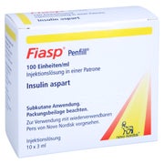 FIASP 100 E/ml Penfill Inj.-Lsg.in Patrone 10X3 ml