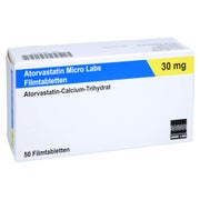 ATORVASTATIN Micro Labs 30 mg Filmtabletten 50 St
