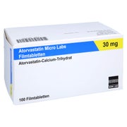 ATORVASTATIN Micro Labs 30 mg Filmtabletten 100 St