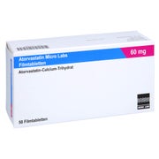 ATORVASTATIN Micro Labs 60 mg Filmtabletten 50 St