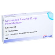 Lacosamid Ascend 50 mg Filmtabletten 14 St