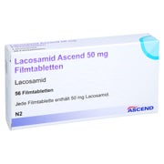 Lacosamid Ascend 50 mg Filmtabletten 56 St