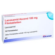 Lacosamid Ascend 100 mg Filmtabletten 14 St
