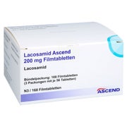 Lacosamid Ascend 200 mg Filmtabletten 168 St