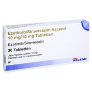 EZETIMIB/Simvastatin Ascend 10 mg/10 mg Tabletten 30 St
